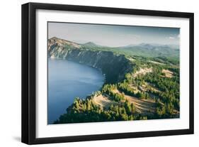 Summer Rim Shot, Southern Oregon, Crater Lake National Park-Vincent James-Framed Photographic Print