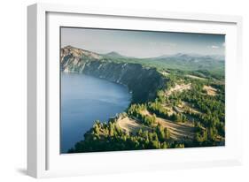 Summer Rim Shot, Southern Oregon, Crater Lake National Park-Vincent James-Framed Premium Photographic Print