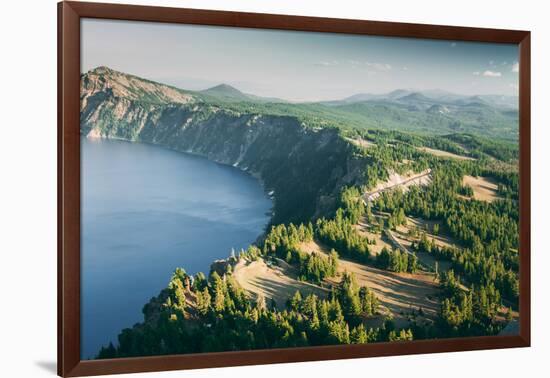 Summer Rim Shot, Southern Oregon, Crater Lake National Park-Vincent James-Framed Photographic Print