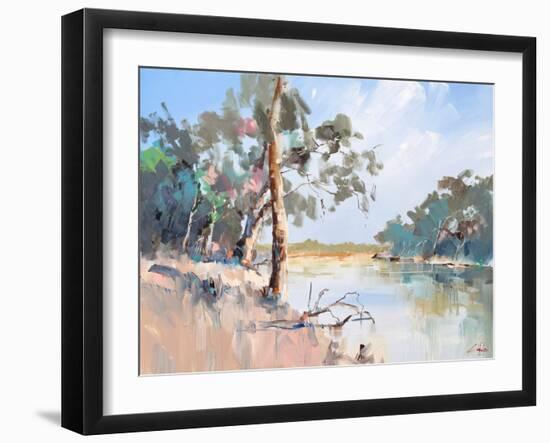 Summer River, The Murray 2-Craig Trewin Penny-Framed Art Print