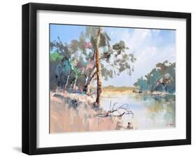 Summer River, The Murray 2-Craig Trewin Penny-Framed Art Print