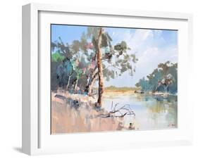Summer River, The Murray 2-Craig Trewin Penny-Framed Art Print