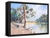 Summer River, The Murray 2-Craig Trewin Penny-Framed Stretched Canvas
