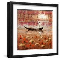 Summer River-Michel Rauscher-Framed Art Print