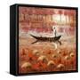 Summer River-Michel Rauscher-Framed Stretched Canvas