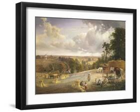 Summer's Afternoon, near Merryworth, Kent-George Vicat Cole-Framed Giclee Print