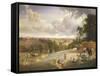 Summer's Afternoon, near Merryworth, Kent-George Vicat Cole-Framed Stretched Canvas