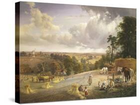 Summer's Afternoon, near Merryworth, Kent-George Vicat Cole-Stretched Canvas