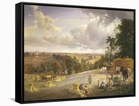 Summer's Afternoon, near Merryworth, Kent-George Vicat Cole-Framed Stretched Canvas