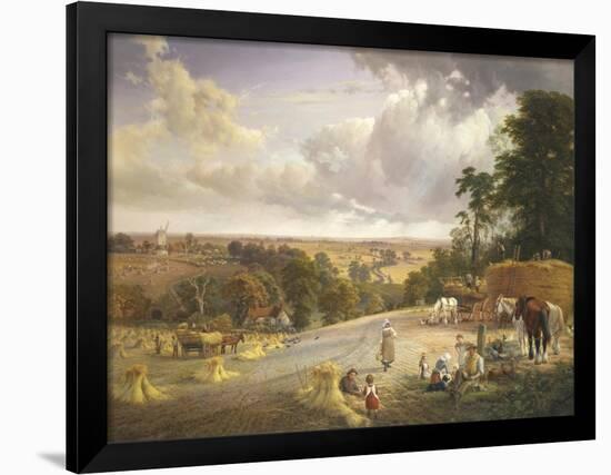 Summer's Afternoon, near Merryworth, Kent-George Vicat Cole-Framed Giclee Print