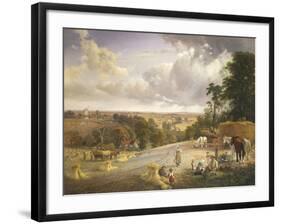 Summer's Afternoon, near Merryworth, Kent-George Vicat Cole-Framed Giclee Print