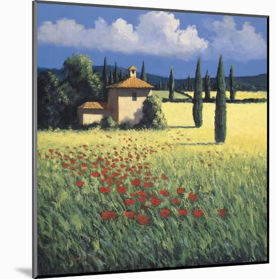 Summer's Brilliance-David Short-Mounted Giclee Print