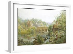 Summer's Day, Abingdon, Oxfordshire-Charles Gregory-Framed Giclee Print