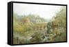 Summer's Day, Abingdon, Oxfordshire-Charles Gregory-Framed Stretched Canvas