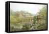 Summer's Day, Abingdon, Oxfordshire-Charles Gregory-Framed Stretched Canvas