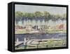 Summer's Day at Sluis-Paul Mathieu-Framed Stretched Canvas