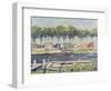 Summer's Day at Sluis-Paul Mathieu-Framed Giclee Print