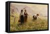 Summer's Day in Norway-Hans Dahl-Framed Stretched Canvas