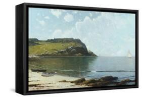 Summer Sailing-Thomas Birch-Framed Stretched Canvas