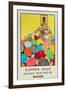 Summer Sales, Quickly Reached by Underground, 1925-Mary Koop-Framed Giclee Print