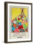 Summer Sales, Quickly Reached by Underground, 1925-Mary Koop-Framed Premium Giclee Print