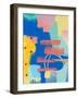 Summer Scandi-Urban Epiphany-Framed Art Print