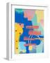 Summer Scandi-Urban Epiphany-Framed Art Print