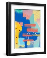 Summer Scandi-Urban Epiphany-Framed Art Print