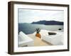 Summer Scene at Santorini Island, Greece-yurok-Framed Photographic Print