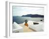 Summer Scene at Santorini Island, Greece-yurok-Framed Photographic Print