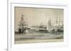 Summer Scenes in New York Harbor-null-Framed Premium Giclee Print