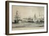 Summer Scenes in New York Harbor-null-Framed Art Print