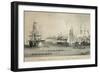 Summer Scenes in New York Harbor-null-Framed Art Print