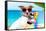 Summer Selfie Dog-Javier Brosch-Framed Stretched Canvas