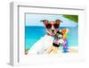 Summer Selfie Dog-Javier Brosch-Framed Photographic Print