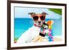 Summer Selfie Dog-Javier Brosch-Framed Photographic Print