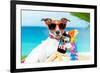 Summer Selfie Dog-Javier Brosch-Framed Photographic Print