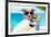 Summer Selfie Dog-Javier Brosch-Framed Photographic Print