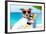 Summer Selfie Dog-Javier Brosch-Framed Photographic Print