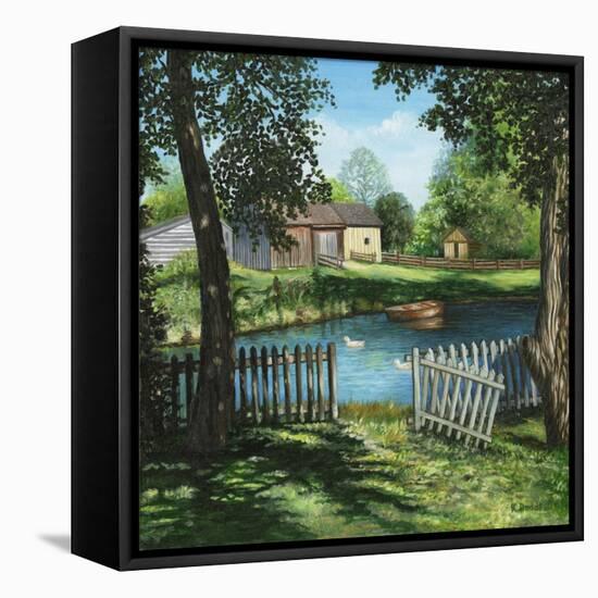 Summer Serenity-Kevin Dodds-Framed Stretched Canvas