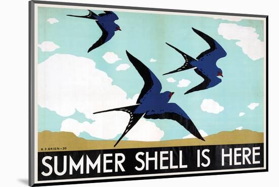 Summer Shell is Here-null-Mounted Art Print