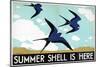 Summer Shell is Here-null-Mounted Art Print