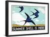 Summer Shell is Here-null-Framed Art Print