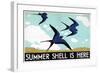 Summer Shell is Here-null-Framed Art Print