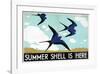 Summer Shell is Here-null-Framed Art Print