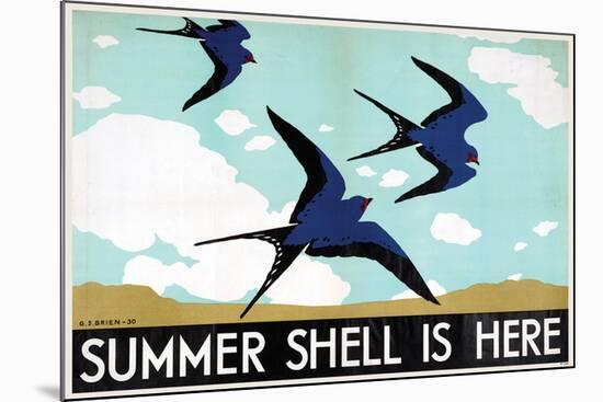 Summer Shell is Here-null-Mounted Art Print