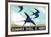 Summer Shell is Here-null-Framed Art Print