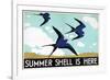 Summer Shell is Here-null-Framed Art Print