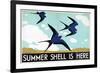 Summer Shell is Here-null-Framed Art Print