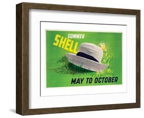 Summer Shell May to October-null-Framed Art Print